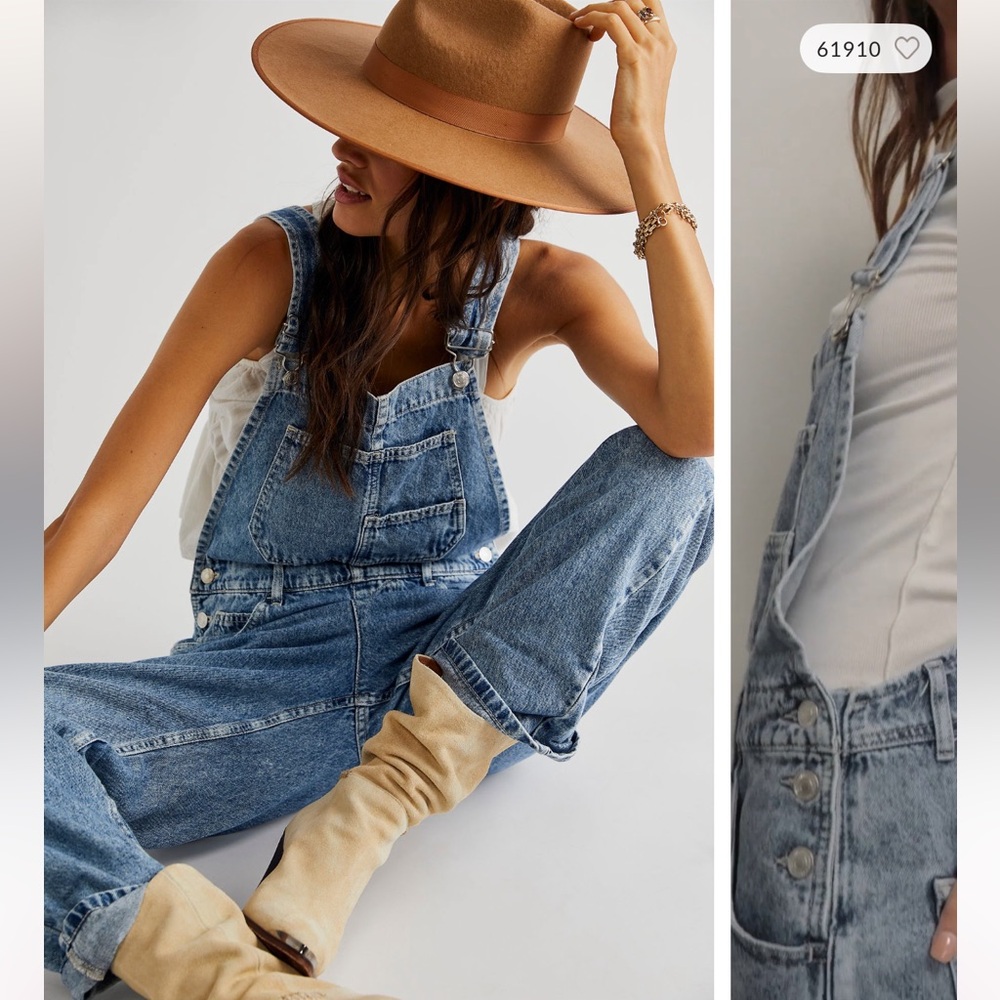 Blue Dungarees-Overalls